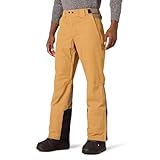 Amazon Essentials Herren Wasserdichte, isolierte Skihose, Schwarz Gold Farbblock, M