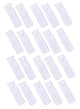 TMTGTS Hosenknopf Verlängerung 20 Stück Elastische Hosenbunderweiterung Einstellbar Button Trouser Verlängerung Kein Nähen Erforderlich Pants Waist Extender für Umstandshose Damen Herren(weiß2#)