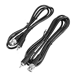 HOMSFOU 1 Satz Bnc Zu Av-linie Videokonverterkabel Kabel Für Fernseher Koaxialkabel Koaxial Kabel Videokabel Pvc Black 2st