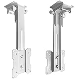 Drall Fernseher Deckenhalterung weiß - LCD LED Plasma Curved TV für Schrägdach Campingwagen LKW Wohnmobil zusammenklappbar VESA 75 100 Modell: L87WA