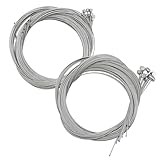 20 Stück Bremszug Schaltzug für Fahrrad, 10 Stk Fahrrad Bremszug 1.8m Lang und 10 Stk Fahrrad Schaltzug 2m Lang, Universal Schaltzugseele Bowdenzug Hinter, für Mountainbike Rennräder Fahrrad