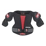 CCM Quicklite QLT Schulterschutz Youth (Bambini), Größe:Junior S
