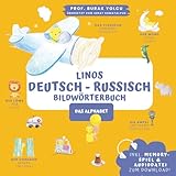 Linos Deutsch Russisch Bildwörterbuch (Alphabet): Memoryspiel & Audio zum Download (Wörterbuch für Kinder und Anfänger) - Немецко русская детская книга