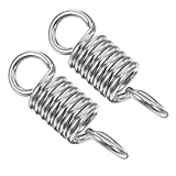 MOTHNUR 2 Stück Teiliges Hammock Chair Hängesessel Federn aus Robuste Metallfeder für Schaukel Aufhängung Wetterbeständig Geeignet für Garten Balkon und Veranda