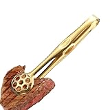 Lebensmittelzange zum Kochen, Grillzange aus Edelstahl, Kochutensilien, robuste Verriegelungsklemme für Steak, Brot und verschiedene Zutaten