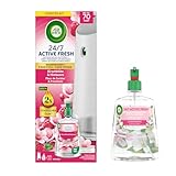 Air Wick Active Fresh Wasserbasiertes Automatisches Duftspray Starter Set inklusive Nachfüller 1x228ml Kirschblüte & Himbeere & 1x 228ml Jasminblüte