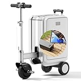 JXUANMM Erweiterbarer Koffer, 75 cm, 20L Silver-20L
