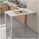 Klappbarer Wandtisch, esstisch, wandklapptisch, Wandklapptisch Schreibtisch, klappbarer Schreibtisch, wandklapptisch Wohnzimmer, für Waschküche, Küche, Kleiner Raum(75 * 80cm/29.5 * 31.5inch)