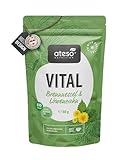 ATESO - DETOX YOUR FEELINGS - Premium Bio Kräutertee mit Brennessel und Löwenzahn - Biozertifiziert - Ohne Koffein - Ohne Zusätze, rein natürlich - lose 60g