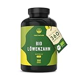 BIO Löwenzahn - 240 Kapseln - 1500mg Löwenzahnextrakt hochdosiert 10:1 (löwenzahnwurzelextrakt) -vegan, laborgeprüft, ohne Zusätze – Deutsche Produktion – TRUE NATURE®