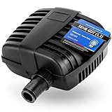 Teicher Filterpumpe PP-3000H [Neues Modell] – Teichpumpe für außen 55W, 3000 l/h Energie effizient | Bachlaufpumpe Gartenteich Bachlauf Wasserfall | Filter Pumpe Teich Pond Pump Teichpumpen IPX8 Norm