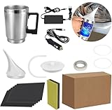 Scheinwerfer Aufbereitung Set,Scheinwerfer Polierset,Scheinwerfer Bedampfen Set,Scheinwerfer Politur Reparaturwerkzeug,Headlight Restoration Kit für Vergilbung,Kratzer,Unschärfe,Risse