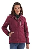 Killtec Damen Funktionsjacke Mit Abzippbarer Kapuze Nira, pflaume, 44, 32262-000