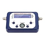 CFTGIW 950-2150MHz Tragbarer Digitaler Findermessgerät mit LCD-Display-Bildschirm, um das Insertio Finderatellite Finderatellite Meterdigital Findersignal Festigkeit Messgerät Auszugleichen