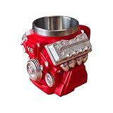 V8-Motor Kaffeetasse | Mechaniker-Becher | V8-Motor-Tassen | Retro-Motoren-Kaffeetasse | Edelstahl-Autobecher mit doppelwandiger Isolierung, Geschenk für Autoliebhaber, Mechaniker, Vater, Ehemann