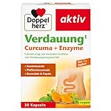Doppelherz Verdauung Curcuma + Enzyme - Calcium trägt zur normalen Funktion von Verdauungsenzymen bei - 30 Kapseln