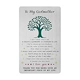 Viayen Weihnachtskarte für Patentante, Geschenke für Patentante, Geburtstag, Antrag, Valentinstag, Muttertag, Osterkarte vom Patenkind