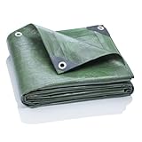 GardenMate 2x3m 140g/m² Gewebeplane Home & Garden Grün Abdeckplane Schutzplane Bootsplane