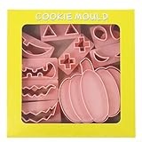 Backen Sie festliche Kekse mit unserem antihaftbeschichteten Halloween-Ausstechformen-Set sicher und wiederverwendbar