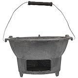 BESPORTBLE Holzkohle ofen im Freien wok Kühlung Spatel Gewicht Zerschmetterer Netz portable heater raucherzeuger Leichter Herd grill werkzeug kaminofn Professioneller Grillofen BBQ-Tool Eisen