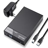 RSHTECH USB 3.0 SATA Festplattengehäuse für 3,5''/2,5'' SSD & HDD Externe HDD Gehäuse Festplatten Gehäuse mit USB 3.0 Kabel unterstützt bis zu 6 Gbps & 16TB Laufwerke mit 12V 2A Netzteil, RSH-319