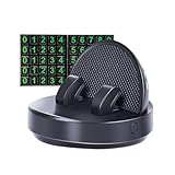 Autohalter für Dashboard | Anti-Rutschhalter für Autos | 360 ° Rotatable Horizontal und vertikales Betrachten Telefonmontage | Universal Car Mobile Mount für iphonee samsungg Android Smartphones