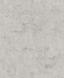 Rasch Tapeten Vliestapete (universell) Grau Silber 10, 05 M x 0, 53 M Tapetenwechsel 407341