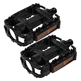 Toddmomy 1 Paar Fahrrad-Pedal Anti-Rutsch-Pedale Mountainbike-Pedale Pedal für Mountainbike Fahrradpedal für Kinder -Pedale Anti-Rutsch-Fahrradpedale Rennradpedale Tretrad Plastik Black