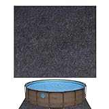 Pool-Pads für oberirdische Pools – Unterpool-Polsterung für oberirdische Pools | Unterpool-Pad, Schwimmbadauskleidung, Pool-Bodentuch zur Pannenprävention und verlängert die Lebensdauer der