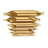 6 Teile/satz HSS M35 Kobalt Zentrum Bohrer 1,5/2/2,5/3/4/5mm Standard 60 grad Winkel Senker Bohrer Mit EINEM Doppel Ende