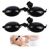 MKEAWWU Solarium Brille schwarz, 2 Stück, Infrarot-Schutzbrille für Solarium und Beauty-Behandlungen, Einheitsgröße