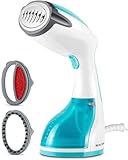 BEAUTURAL Dampfglätter 1200W 260ml Dampfbürste 30s Schnellaufheizender Garment Steamer für Reisen und Zuhause (Blue)