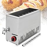 Kommerzielle elektrische Fritteuse für Hot Dogs, 21 l Edelstahl, Käse-Hot-Dog-Stick-Maschine, 12 Stück Bratausrüstung für Restaurant, Zuhause, Küche, Snackbar