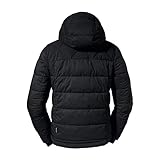 Schöffel Herren Insulated Jacket Boston M, sportliche Winterjacke mit Kapuze, wasserdichte und windabweisende Outdoor Jacke, black, 52