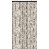 Arsvita Flauschvorhang 80x200 cm in Unistreifen grau, Perfekter Insekten- und Sichtschutz für Ihre Balkon- und Terrassentür, viele Farben