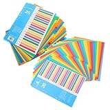 STOBOK 46 Farbiger Ersatzkernordner dokumentieren Tun Klassiker Index Gel trennstreifen für ordner ordnerregister aufkleber farbige Seitenmarkierungen A5-Notizblockteiler Plastik Colorful