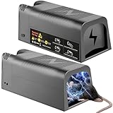Elektrische Mausefalle Zapper mit starker Spannung - 2 Pack Elektrische Rattenfallen Nagetier Humane Killer Zapper, No Touch Indoor Mausefallen für Ratten Mäuse Eichhörnchen für Zuhause Küche Büro