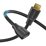 Sonero® 4K HDMI Verlängerungskabel, Premium High Speed, 4K 60Hz, HDMI Stecker auf HDMI Buchse, vergoldete Kontakte, zweifache Abschirmung, PVC-Mantel, 0,50m