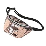 VALICLUD Reisetasche Reisetaschen Umhängetaschen für Hüfttaschen Gürteltasche Pailletten Hüfttasche Reisen Wandern Laufen Hüfttasche für Frauen Reisegeldbörse Bauchtasche