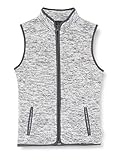 Playshoes Fleece Weste Unisex Kinder Outdoor-Oberteil, grau Strickfleece, 128