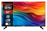 TELEFUNKEN Fernseher 32 Zoll Smart TV Powered by TiVo (Full HD, HDR, Triple-Tuner, HD+ 6 Monate inkl.) D32F751X7CW