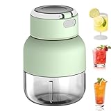 Tragbarer kabelloser Entsafter, tragbarer Entsafter, Mehrzweck-Saftflasche mit großem Fassungsvermögen, wiederaufladbarer persönlicher Reise-Entsafter, 800 ml, 800 ml, tragbarer Entsafter