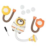 Cuifati Elektrisches Baby-Duschkopf-Badespielzeug, Tierisches Wassersprüh-Badewannenspielzeug für , Niedliches Schnullerbad, Kinderzeitspaß