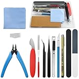 TOVOT 16 Stück Gundam Modellbauwerkzeuge Hobbybauwerkzeuge Bastelset Modellbauer Grundbausatz für Modellbau, BAU und Reparatur