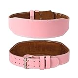 GCYEIDMA Gewichthebergürtel Herren Gewichthebergürtel for Frauen, 10,5 cm Breite, for Fitnessstudio, Fitness, Kniebeugen, Rückenstütze, Powerlifting, Crosstraining, Trainingsgürtel, Rosa(S)