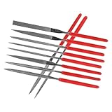 Homoyoyo 10 Stück Teiliges Mini Diamant Nadelfeilen Set mit Langlebiger Titanbeschichtung Präzise Metall und Holzfeilen für Schmuck Handwerk und Bearbeitung Kompakt und Vielseitig