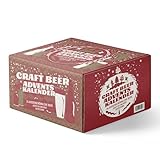Bier Adventskalender zum Selber Befüllen – stylischer DIY Adventskalender für 24 × 0,33l Flaschen – originelles Biergeschenk für Männer & Frauen – Geschenk Idee für die Adventszeit, Bier Geschenkbox
