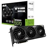 ASUS TUF Gaming GeForce RTX 5070 12GB GDDR7 OC Edition Grafikkarte (NVIDIA Blackwell Architektur und DLSS 4, 2,5-Slot Design, SSF, PCIe 5.0, 3X DisplayPort 2.1b, 2X HDMI 2.1b)