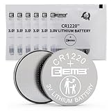 EEMB 6 Stück CR1220 Batterien 3V Lithium Knopfzellenbatterien 1220 Batterie DL1220 BR1220 für Thermometer, Fernbedienung, Uhr, Taschenrechner, elektronisches Notizbuch, Handyspiel