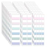 Vicloon Haftstreifen, 420 Stücke 3 Größen klebezettel Klebemarkierungen, Index Haftmarker Film Textstreifen für Lesen, Markieren von Seiten,Lernen,5 Farben